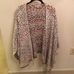 knox rose leopard cardigan